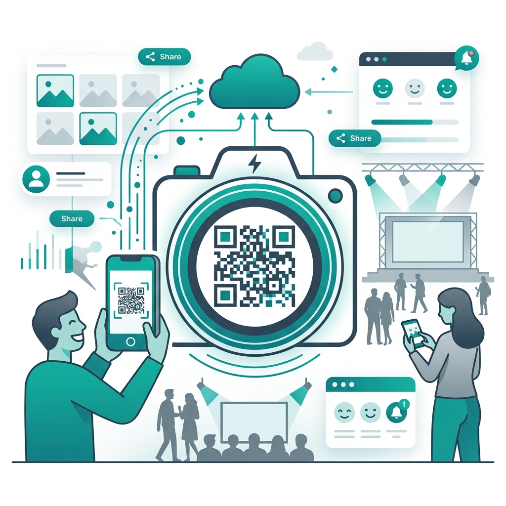 Using QR Codes for Instant Event Photo Sharing